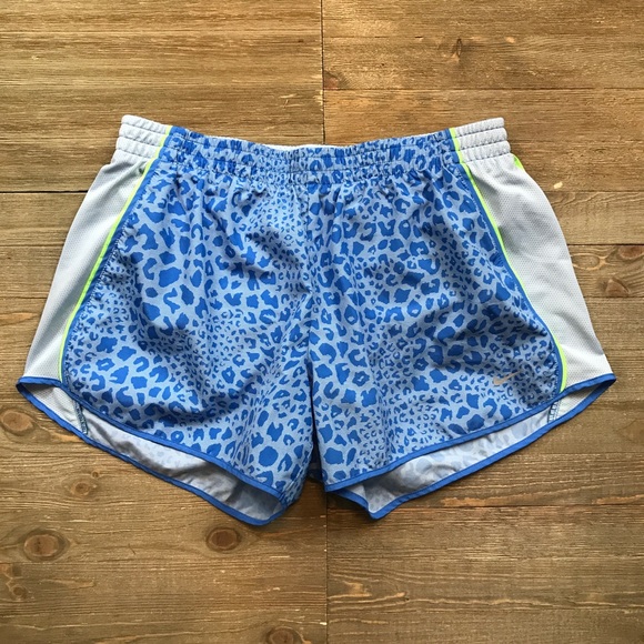 nike leopard running shorts